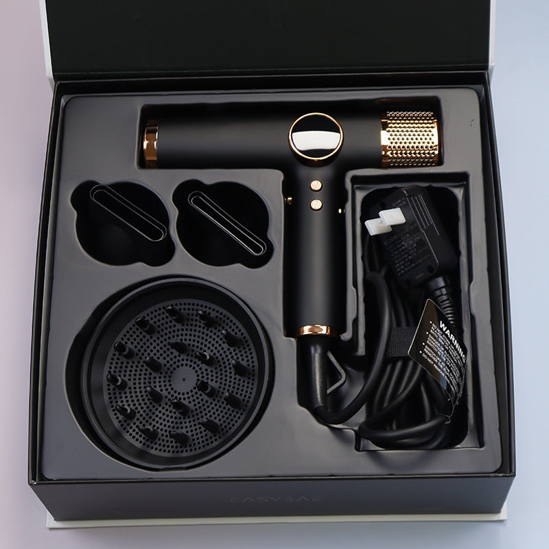 Ionic Hair Dryer 1800W | 110,000 RPM Brushless BLDC Motor, LCD Thermo-Control with Diffuser & Concentrator