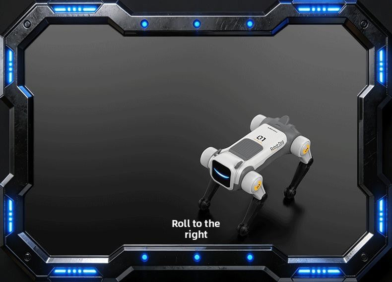 Smart Stunt Robot Dog Toy with Voice Control & Remote