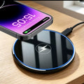 Desktop Wireless Fast Charger LED Light Pad For iPhone AirPods Watch Samsung