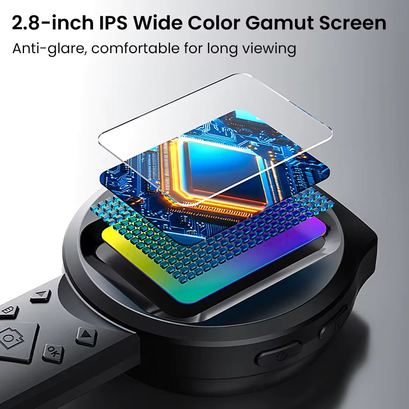 100X Portable Digital Magnifier 1080P HD Microscope | 2.8" IPS Screen | Electronics & Jewellery Inspection