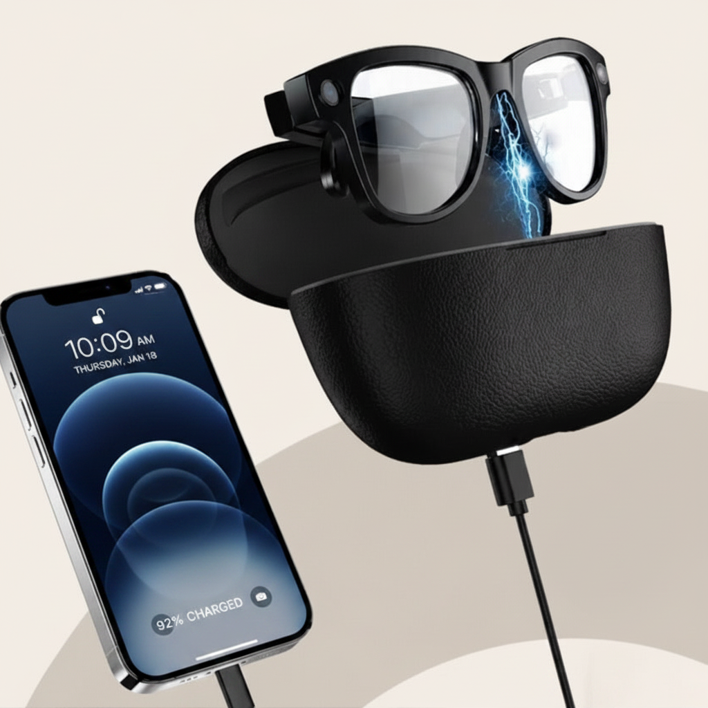 M02 Ultra AI Smart Glasses – 8MP Dual Camera, 32GB, ChatGPT, Real-Time Translation & IPX-5 | Two Lens Sets Included - Jackson’s Cool Stuff