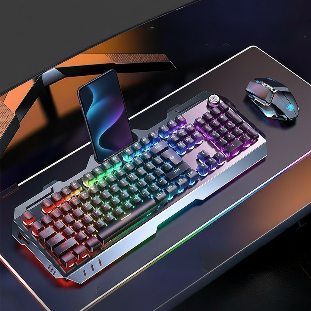 Black bundle gaming setup - blank screens