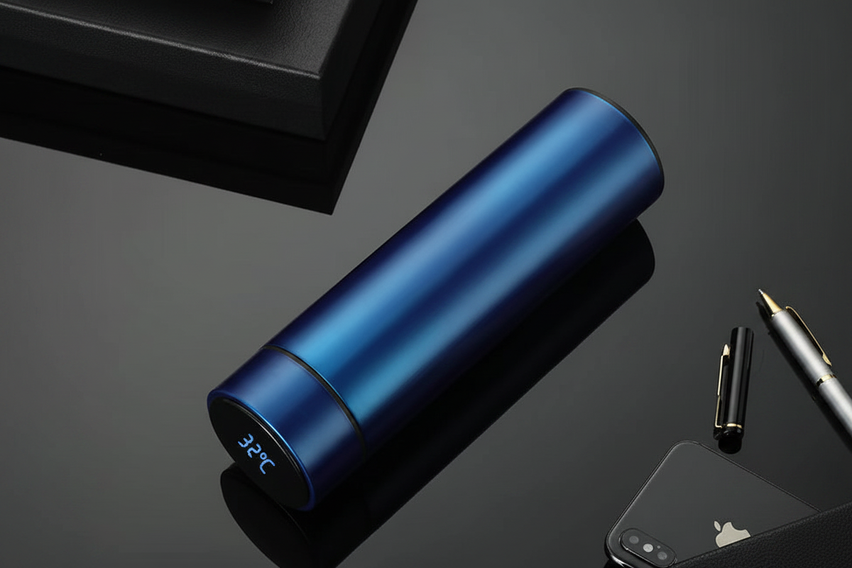 Smart Stainless Steel Temperature Display Water Bottle 500ml - Jackson’s Cool Stuff