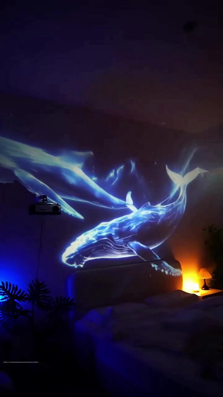 3D Galaxy Projector – 60 Dynamic Scenes, HD Planetarium with Bluetooth Speaker