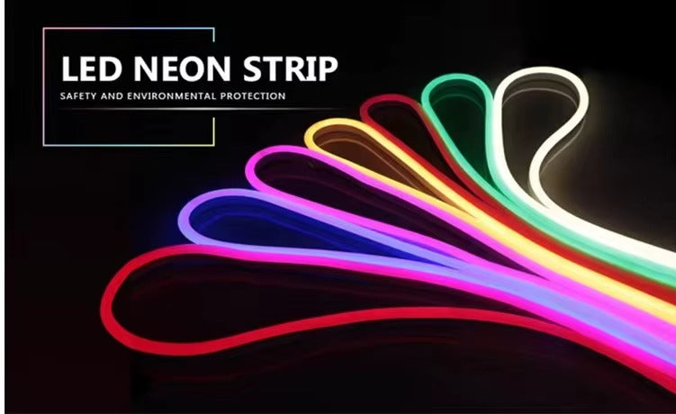 RGBIC LED PVC Neon Light Strip Kit – USB 5V, IP65 Waterproof, App Control