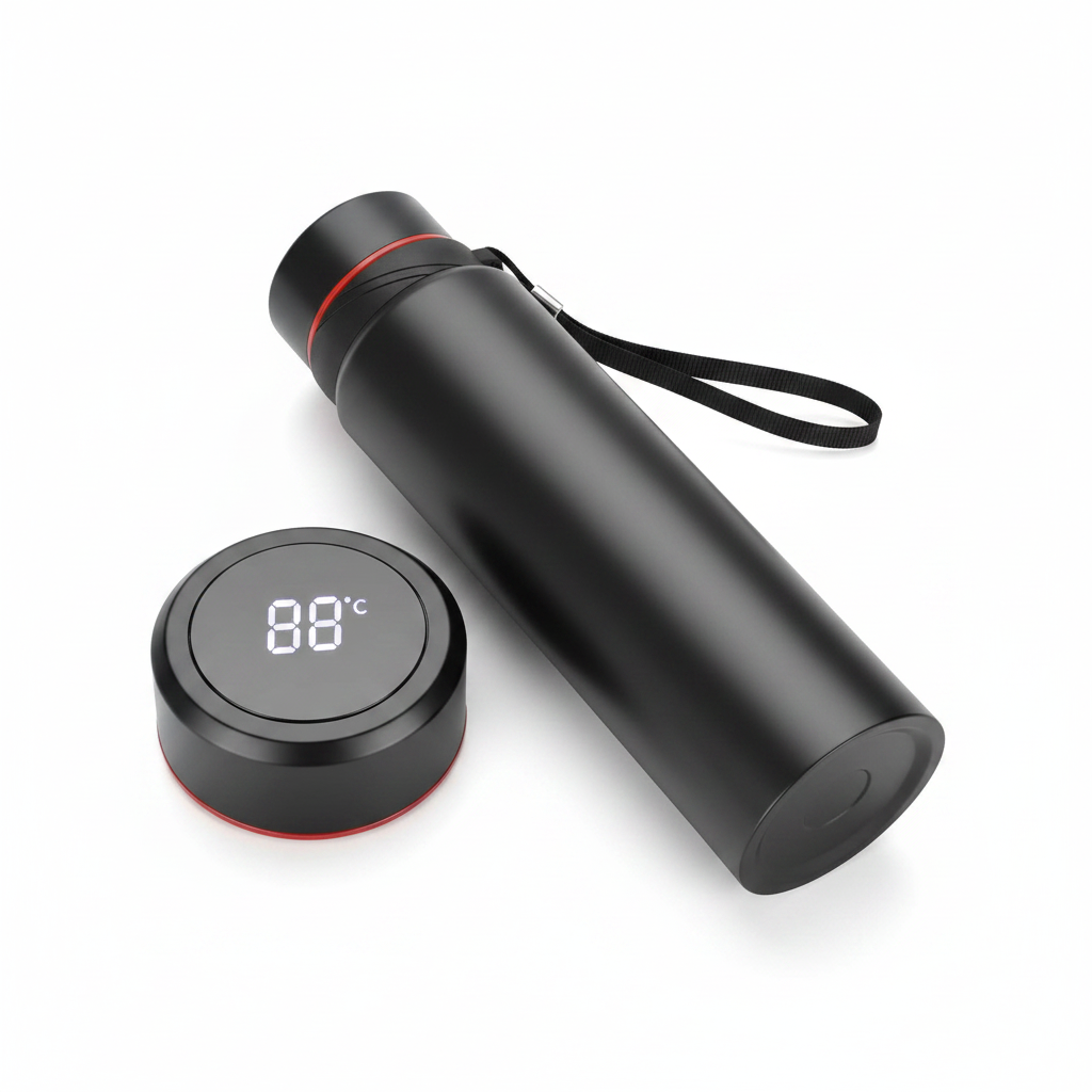 Smart Stainless Steel Water Bottle 1000ml with LED  Display - Jackson’s Cool Stuff