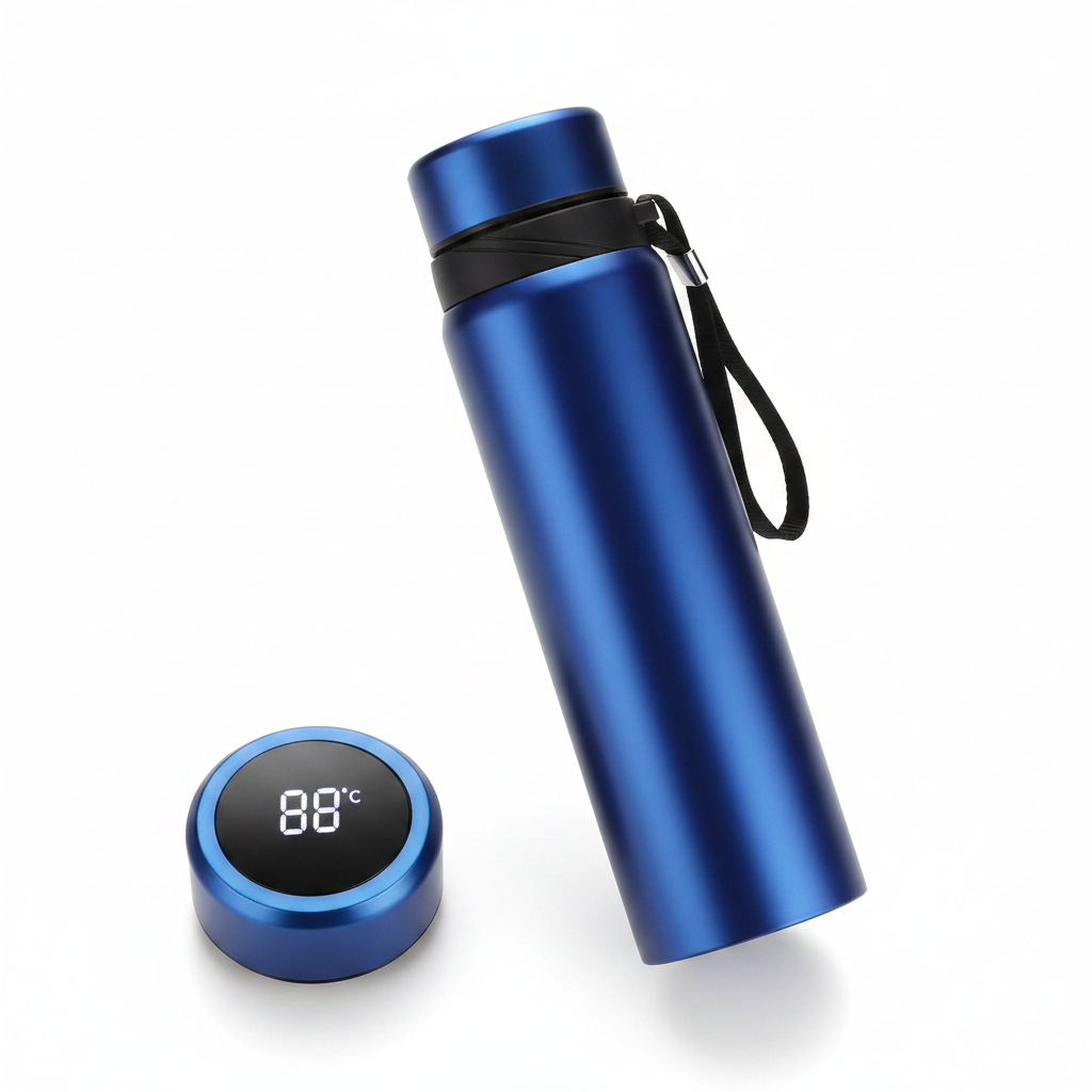 Smart Stainless Steel Water Bottle 1000ml with LED  Display - Jackson’s Cool Stuff