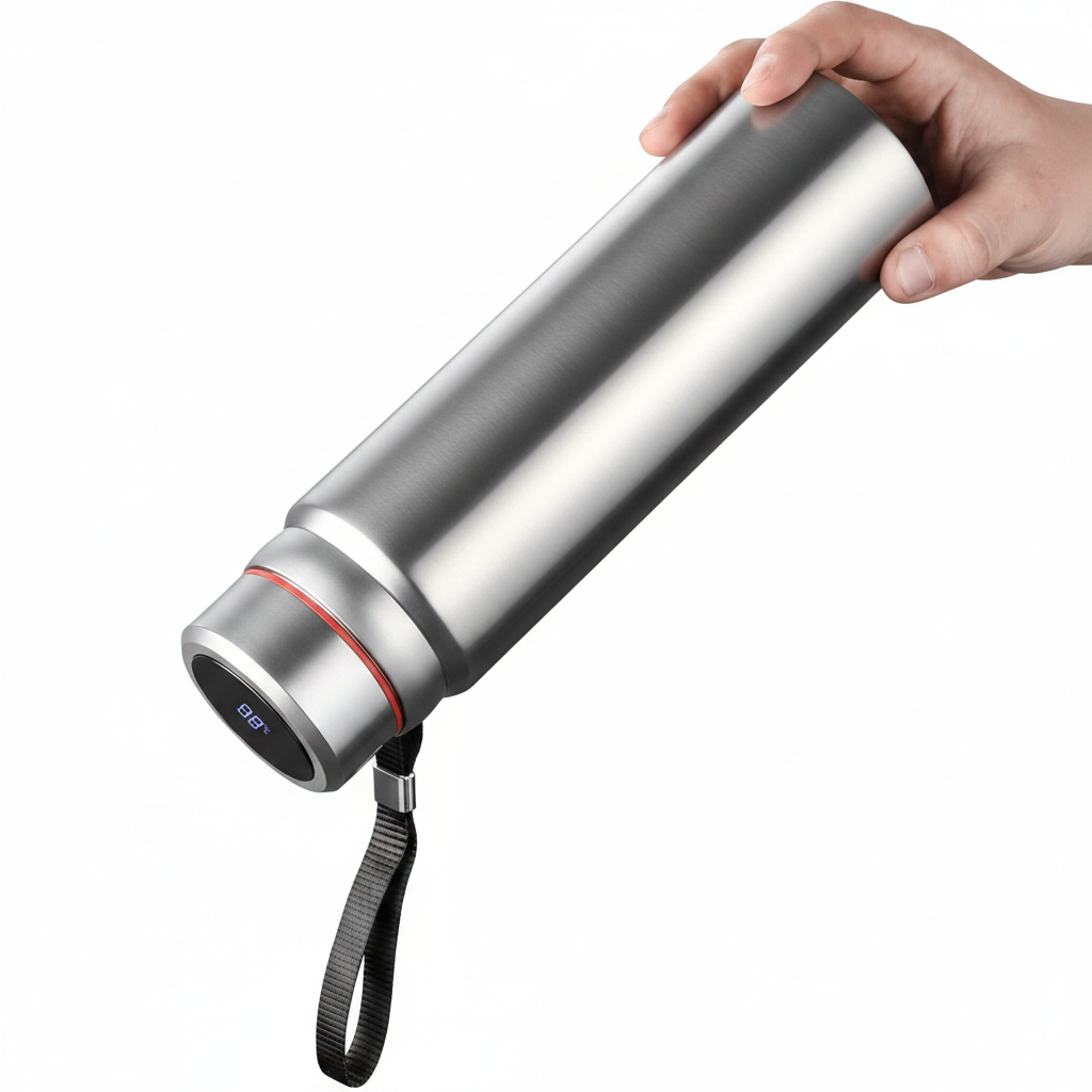 Smart Stainless Steel Water Bottle 1000ml with LED  Display - Jackson’s Cool Stuff