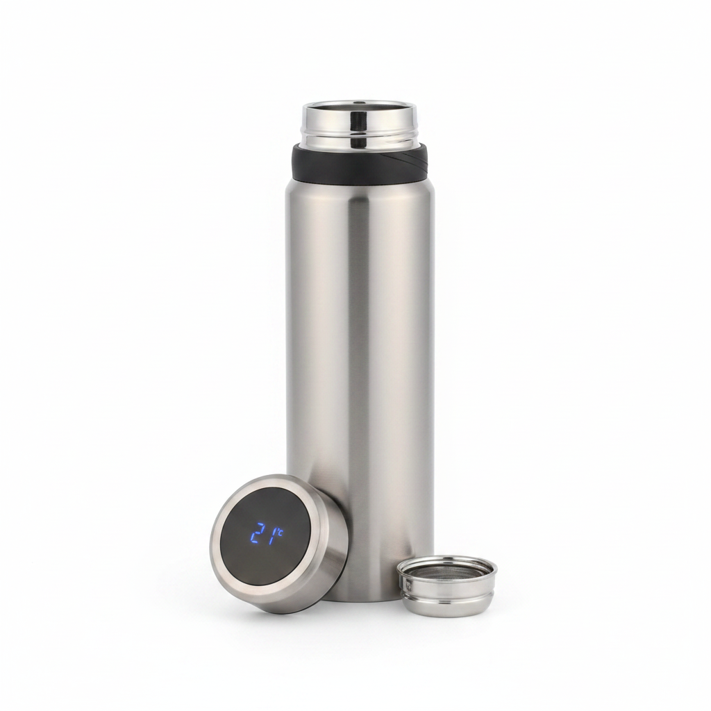 Smart Stainless Steel Water Bottle 1000ml with LED  Display - Jackson’s Cool Stuff