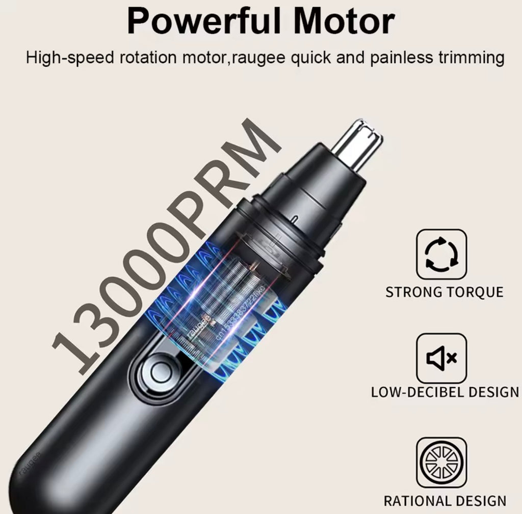 Rechargeable Mini Nose Hair Trimmer For Nose, Ear And Eyebrow