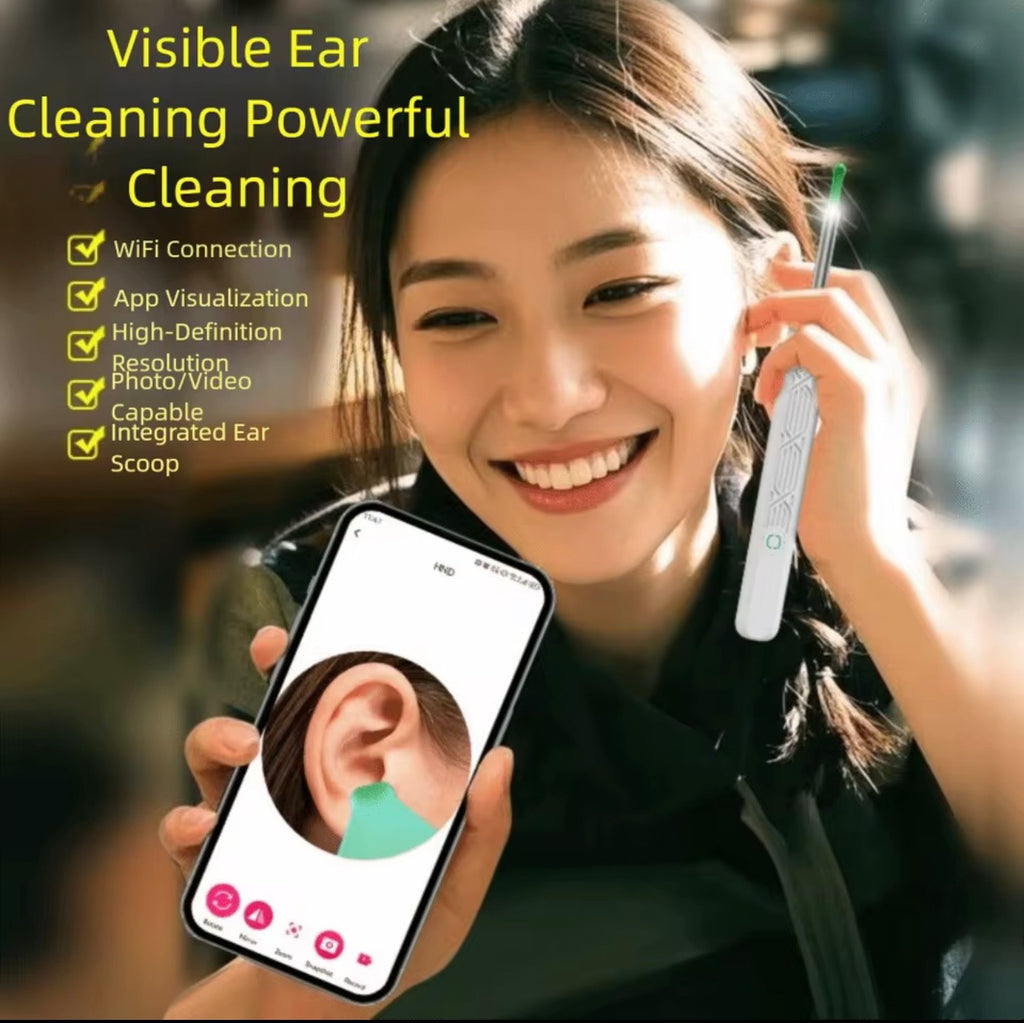 Ear Wax Remover Camera Wireless HD Ear Camera Cleaner Otoscope Endoscope
