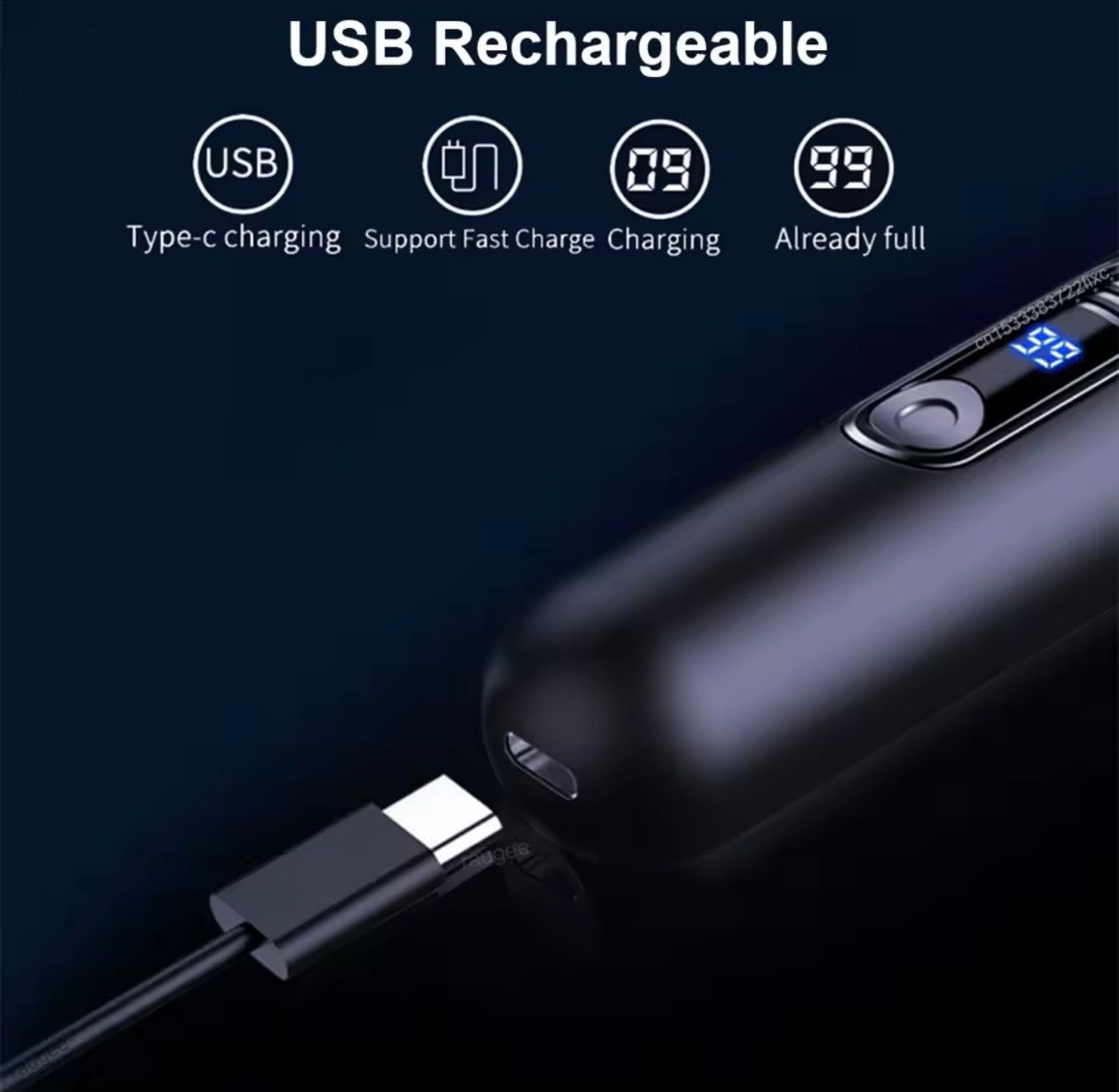 Rechargeable Mini Nose Hair Trimmer For Nose, Ear And Eyebrow