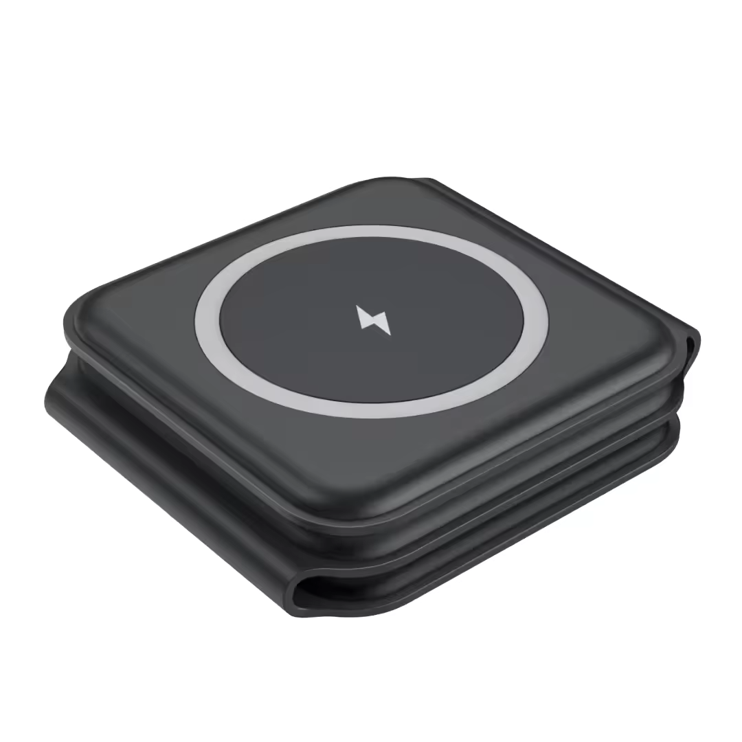 3-in-1 Foldable Magnetic Wireless Charger – iPhone, AirPods & Apple Watch