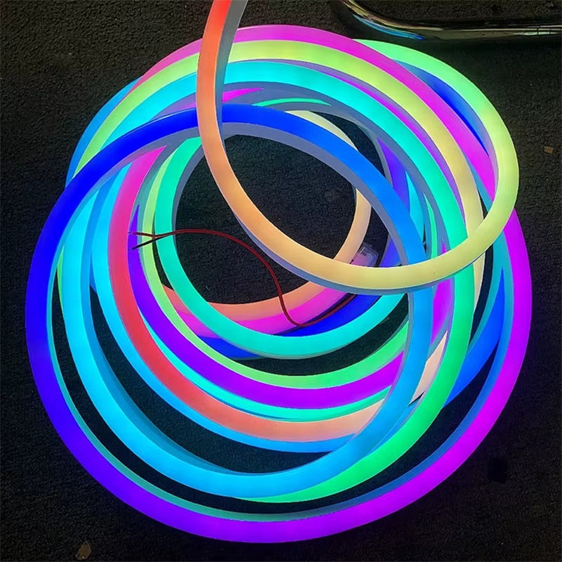 RGBIC LED PVC Neon Light Strip Kit – USB 5V, IP65 Waterproof, App Control