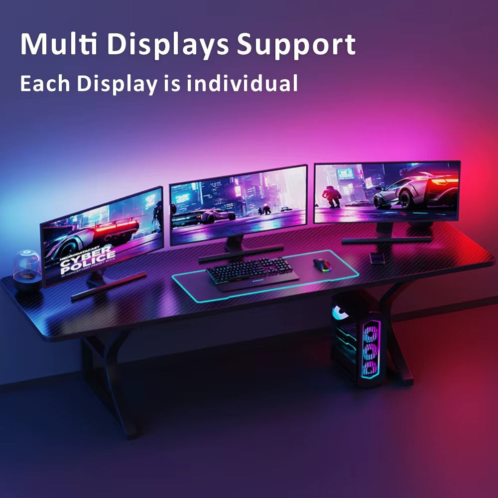 RGBIC LED Monitor Backlight Strip – Screen Sync USB Gaming Atmosphere Light 24" 27" 32" 34"