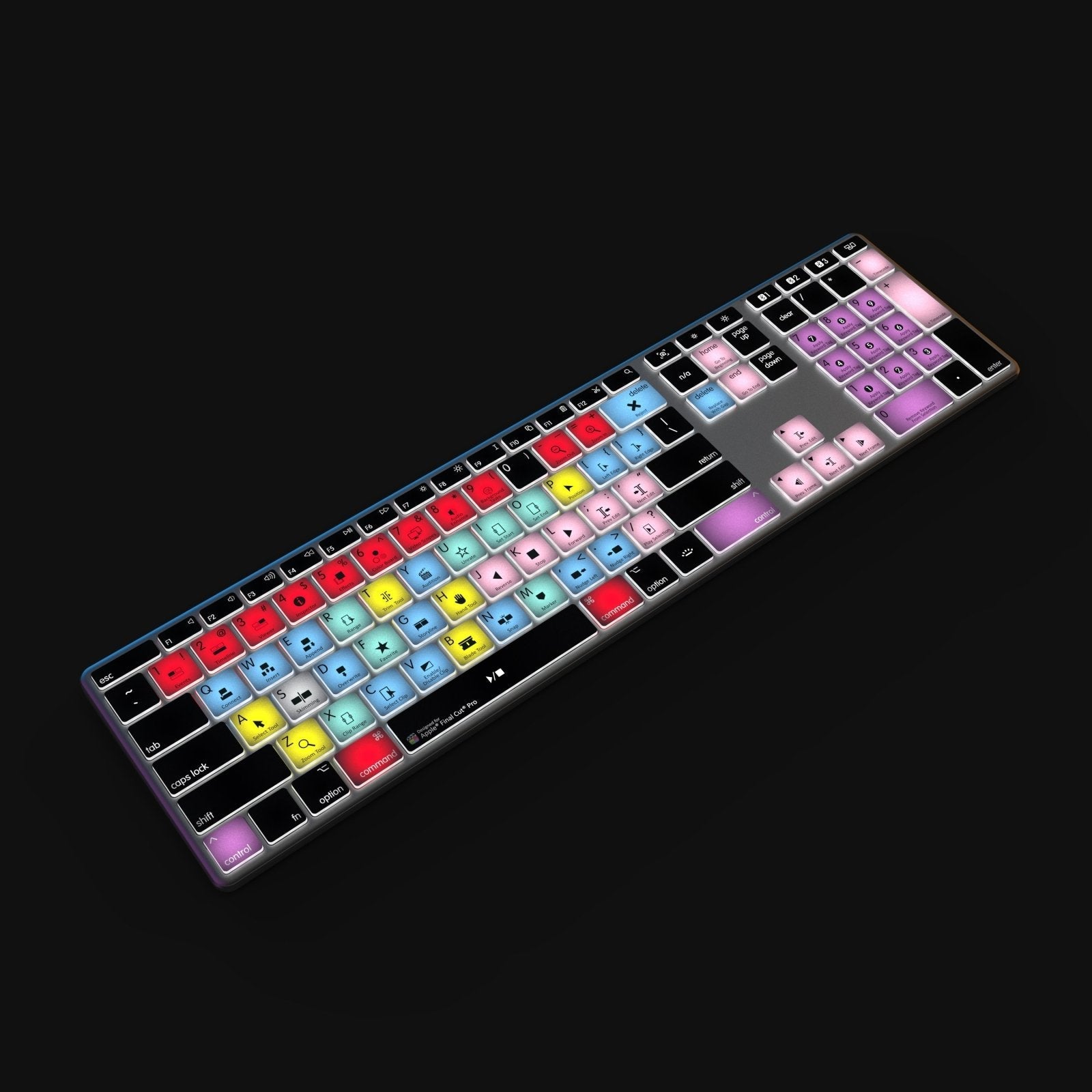 NEW Final Cut Pro Keyboard | Backlit | Wired & Wireless | Mac