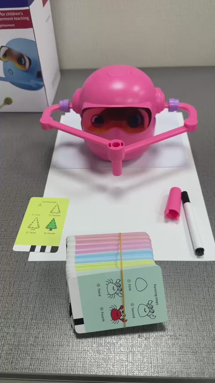 AI Drawing Robot for Kids, Interactive Automatic Drawing Educational Toy