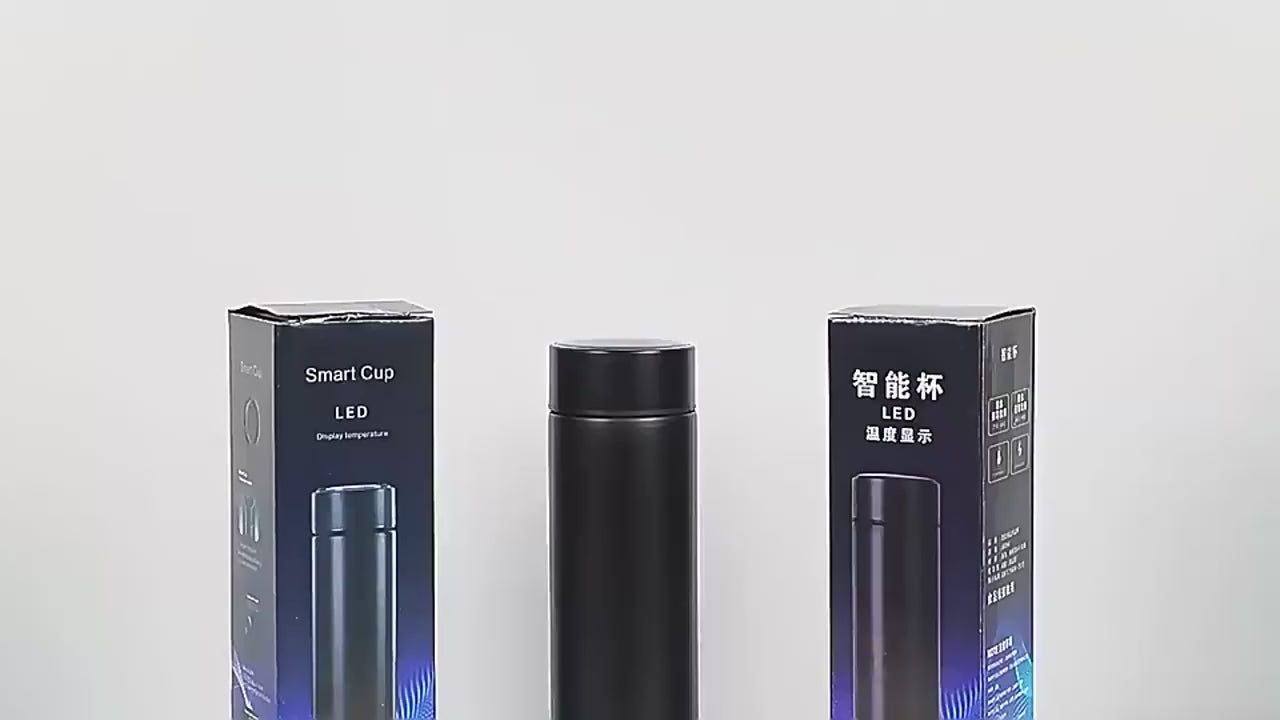 Smart Stainless Steel Temperature Display Thermos Water Bottle 500ml