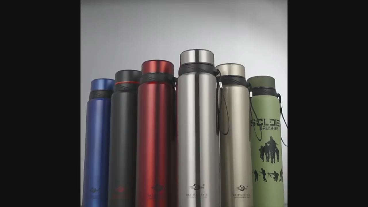 Smart Stainless Steel Water Bottle 1000ml with LED  Display