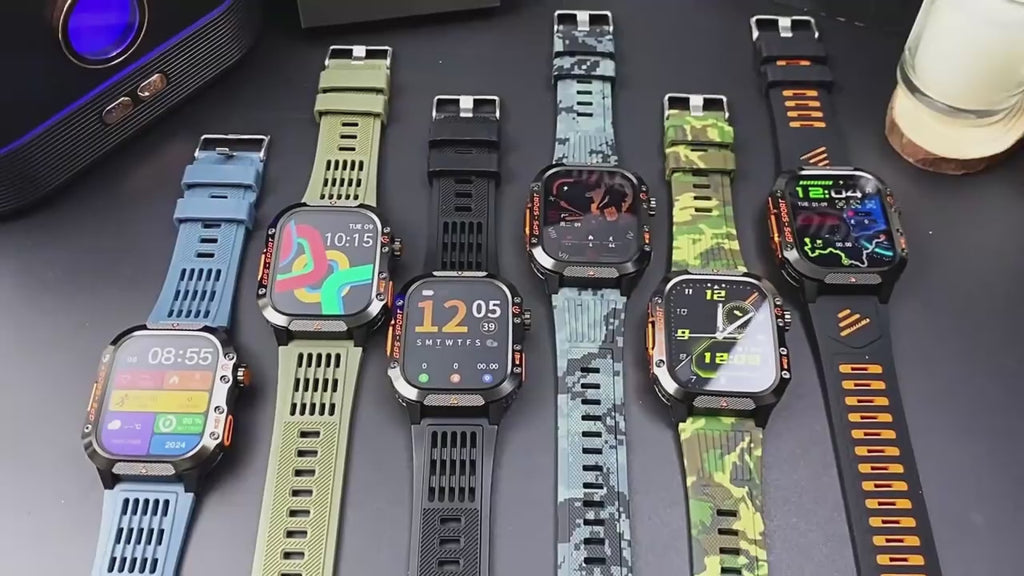 HT36 GPS Smartwatch with LED Flashlight & Bluetooth Calling