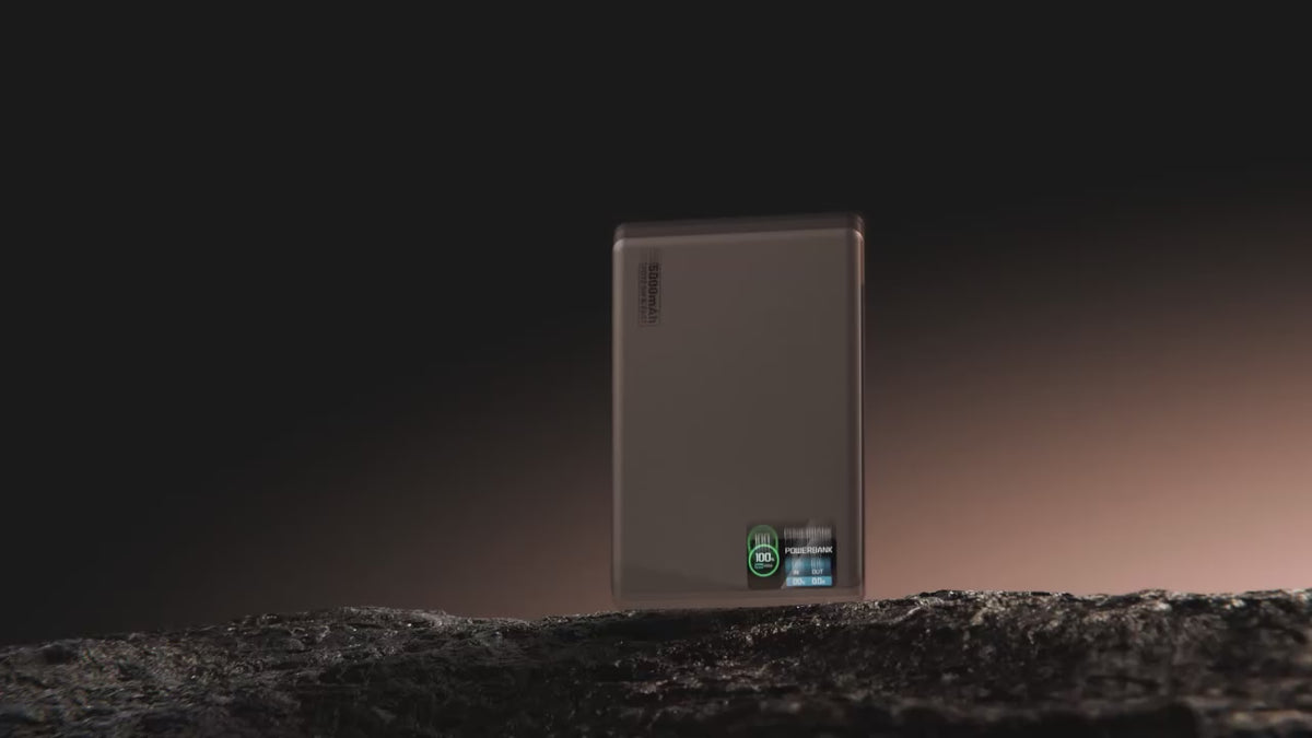 Ultra-Slim Magnetic Power Bank 5000mAh with Digital Display - HDL-007