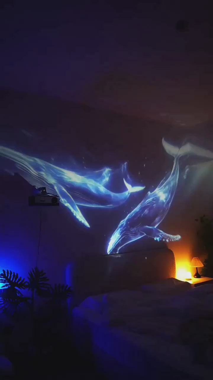 3D Starry Sky Galaxy Projector – 60 Dynamic Scenes, HD Planetarium with Bluetooth Speaker