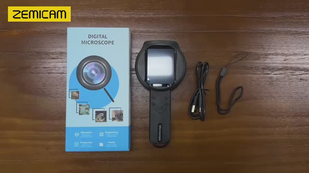 100X Portable Digital Magnifier 1080P HD Microscope | 2.8" IPS Screen | Electronics & Jewellery Inspection