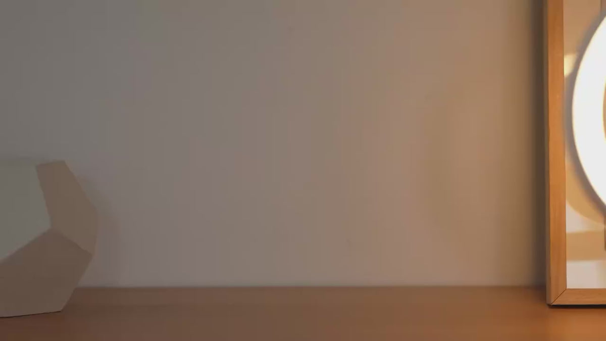 Smart Desk Lamp with Wireless Phone Charging & Quicksand Art | LED Night Light