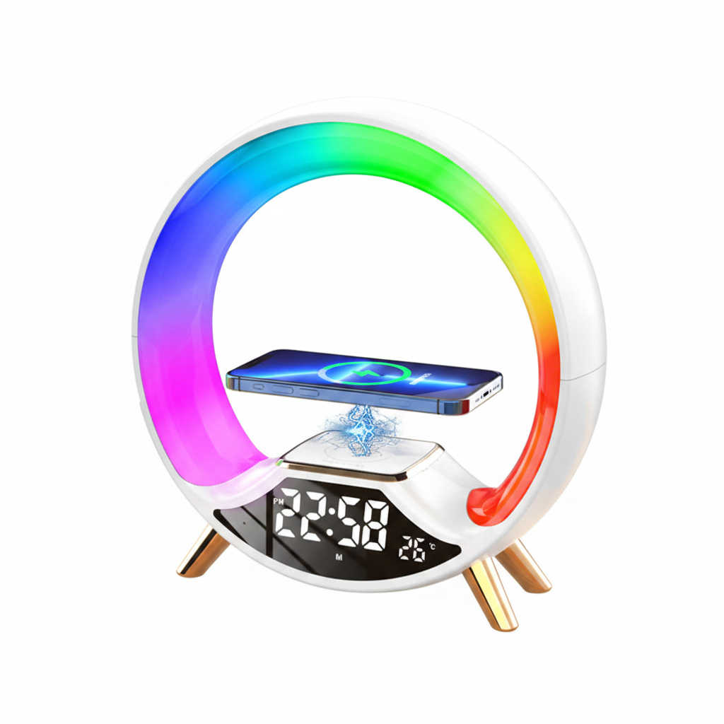 LIANGDIDI S528 RGB Bedside Lamp, Speaker & Wireless Charger - Jackson’s Cool Stuff