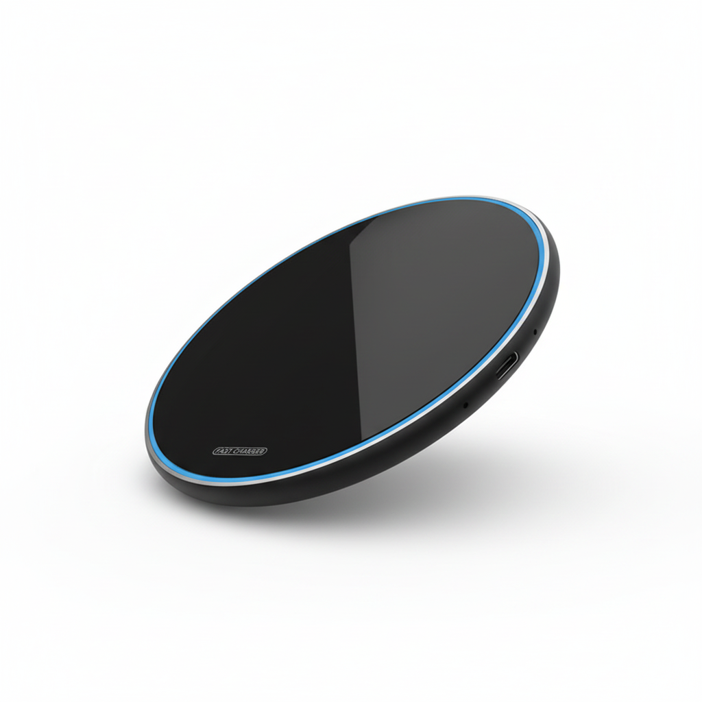 Standalone black MD-K19 wireless charger pad