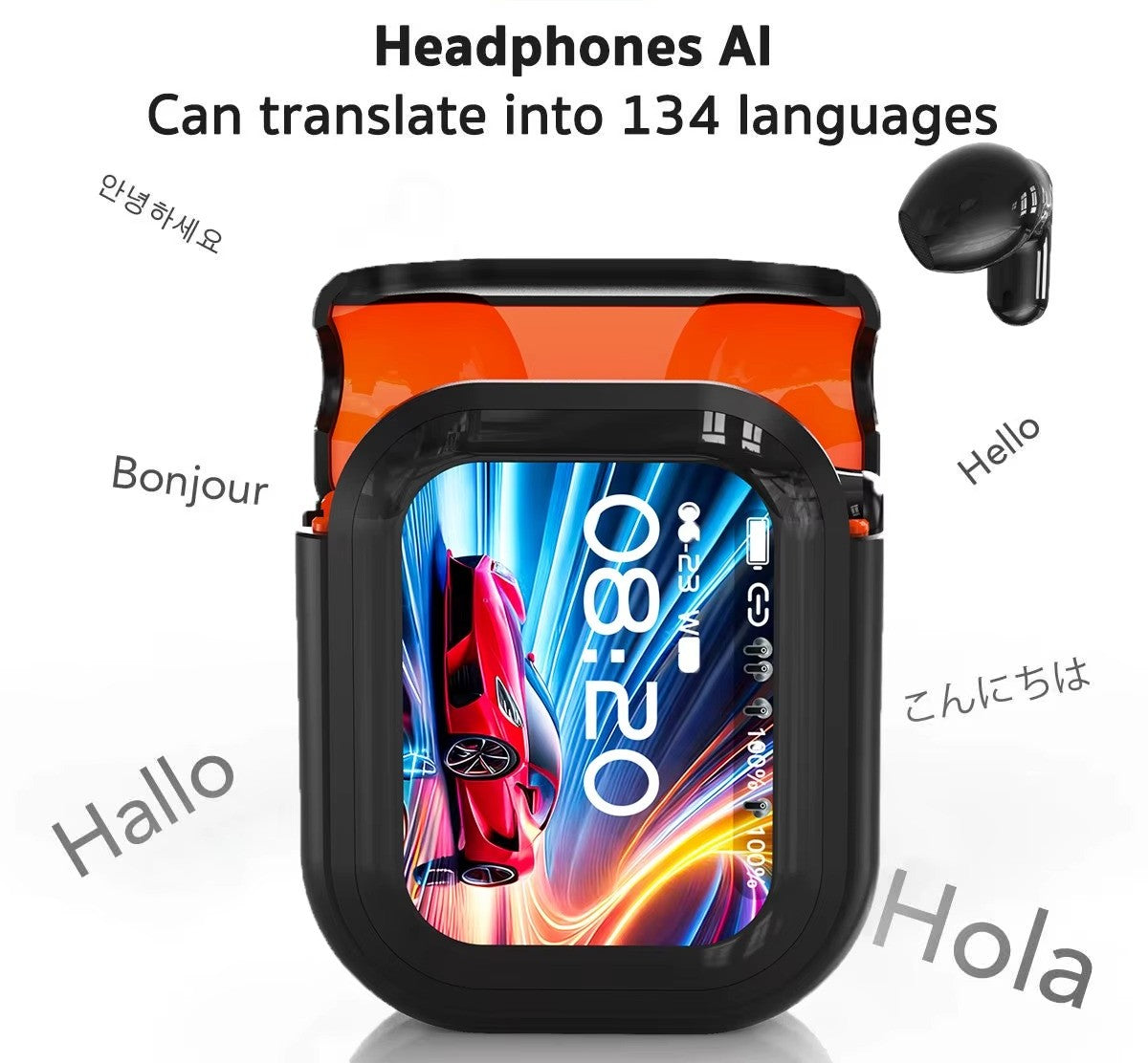 NE20 AI Translation Earbuds – Real-Time Translator, ENC Noise Reduction & HiFi Sound